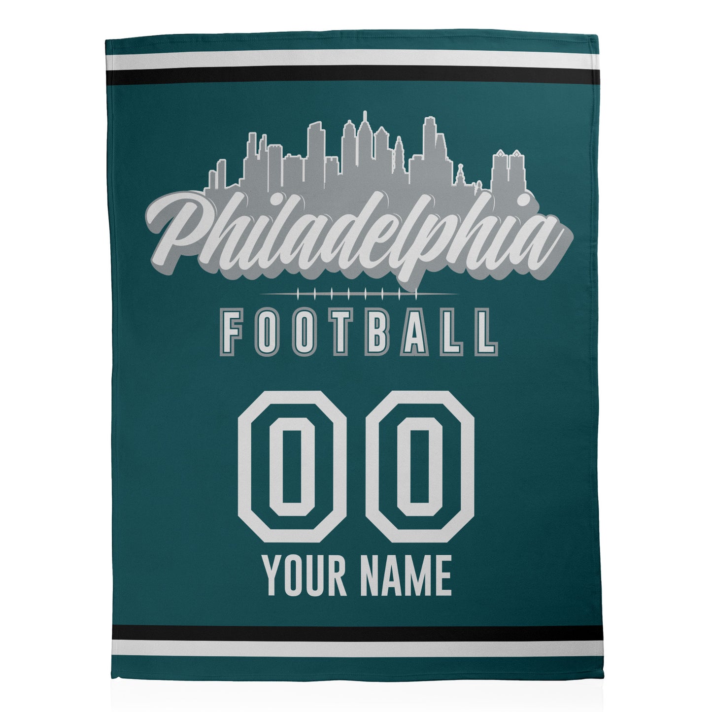Football City Sherpa Blanket