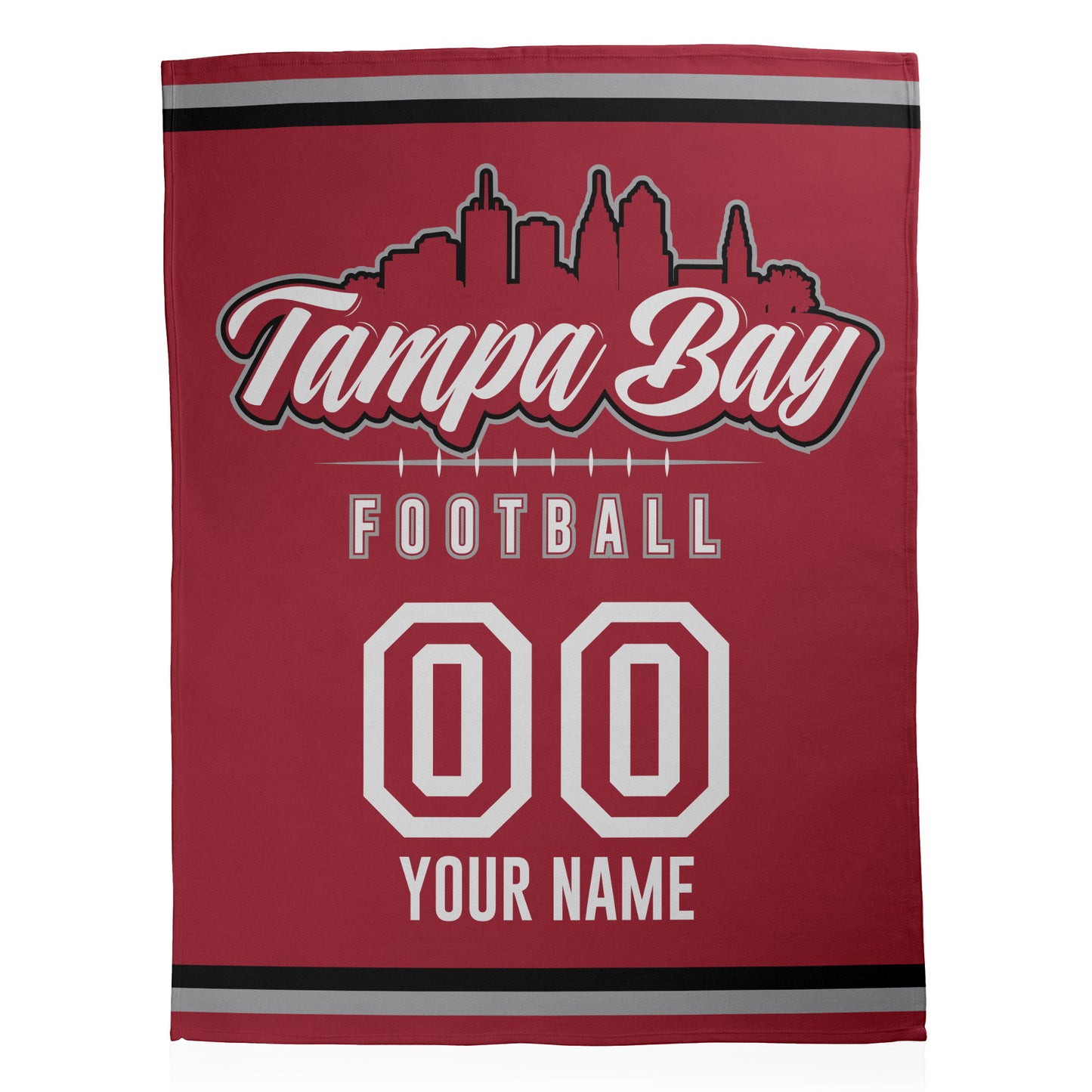 Football City Sherpa Blanket