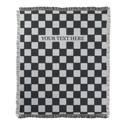 Custom Checkered Blanket