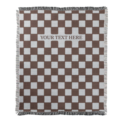 Custom Checkered Blanket