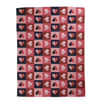 Heart Pop Art Blanket