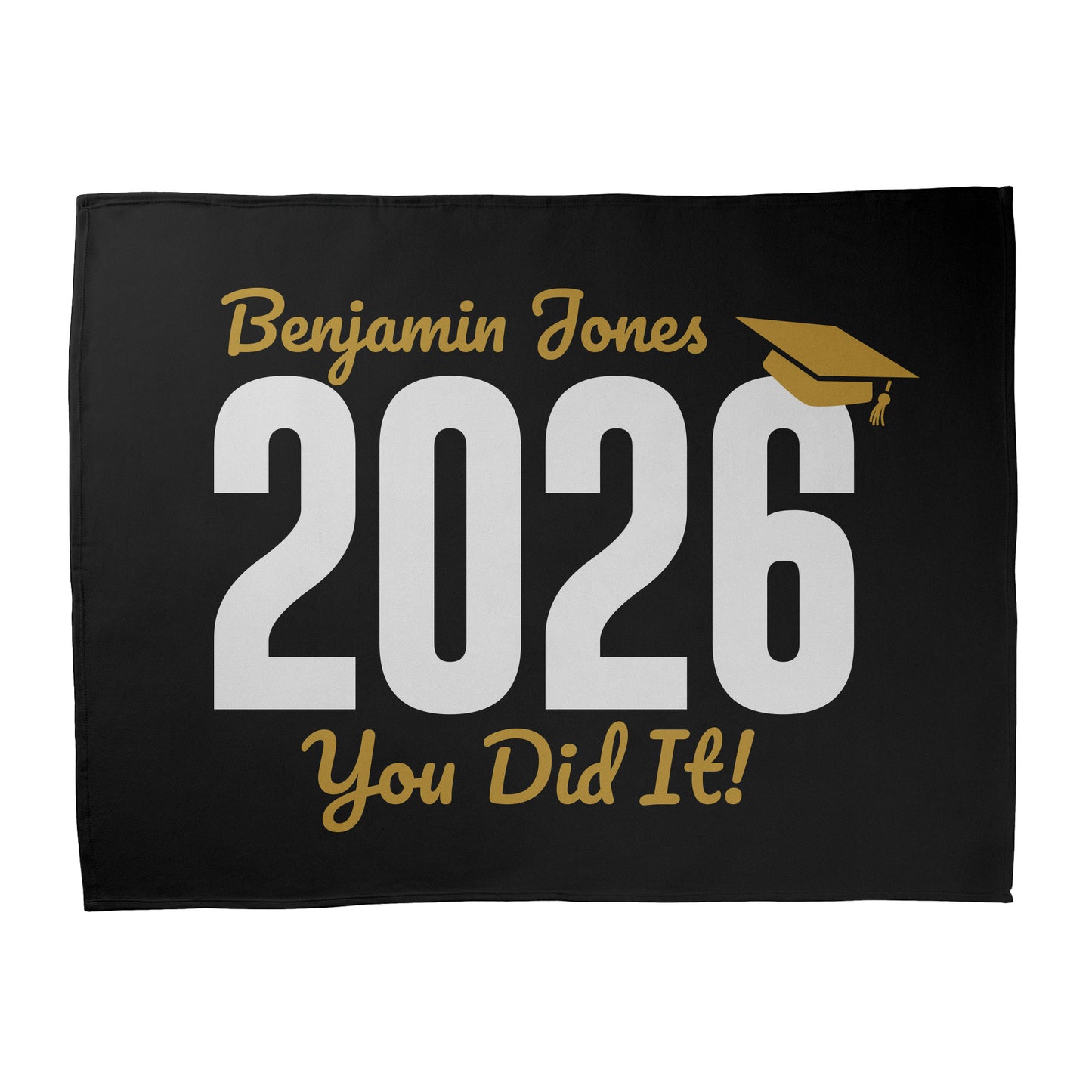 You Did It Graduation Text Blanket