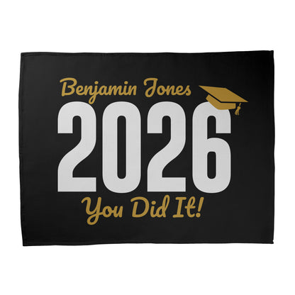 You Did It Graduation Text Blanket