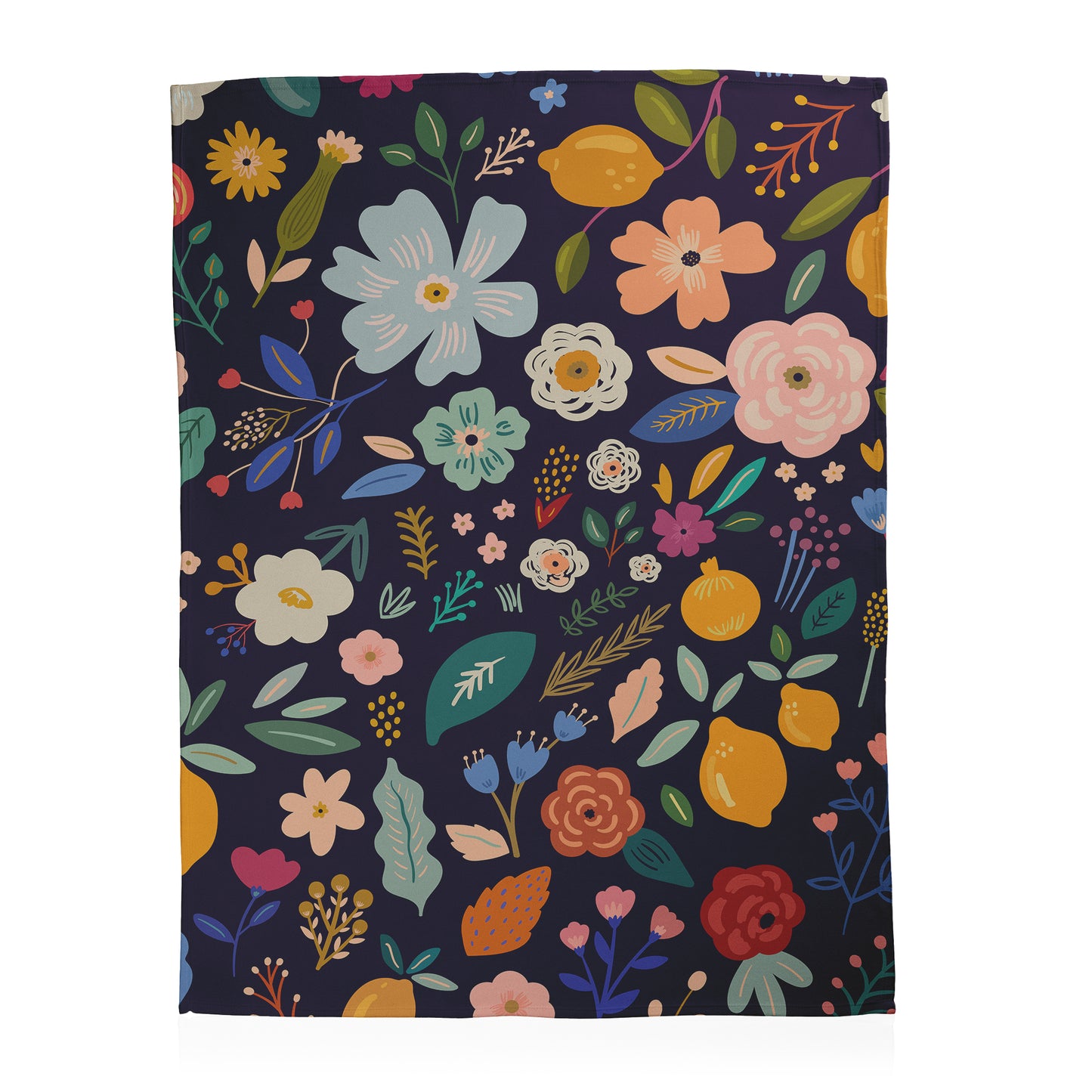Colorful Floral Blanket