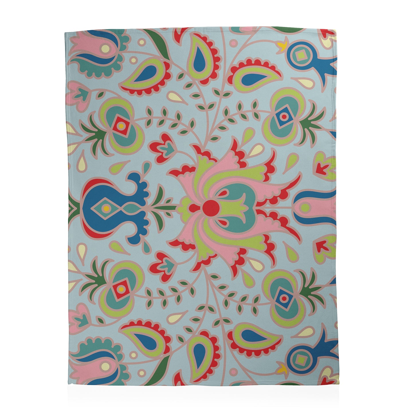 Paisley Floral Blanket