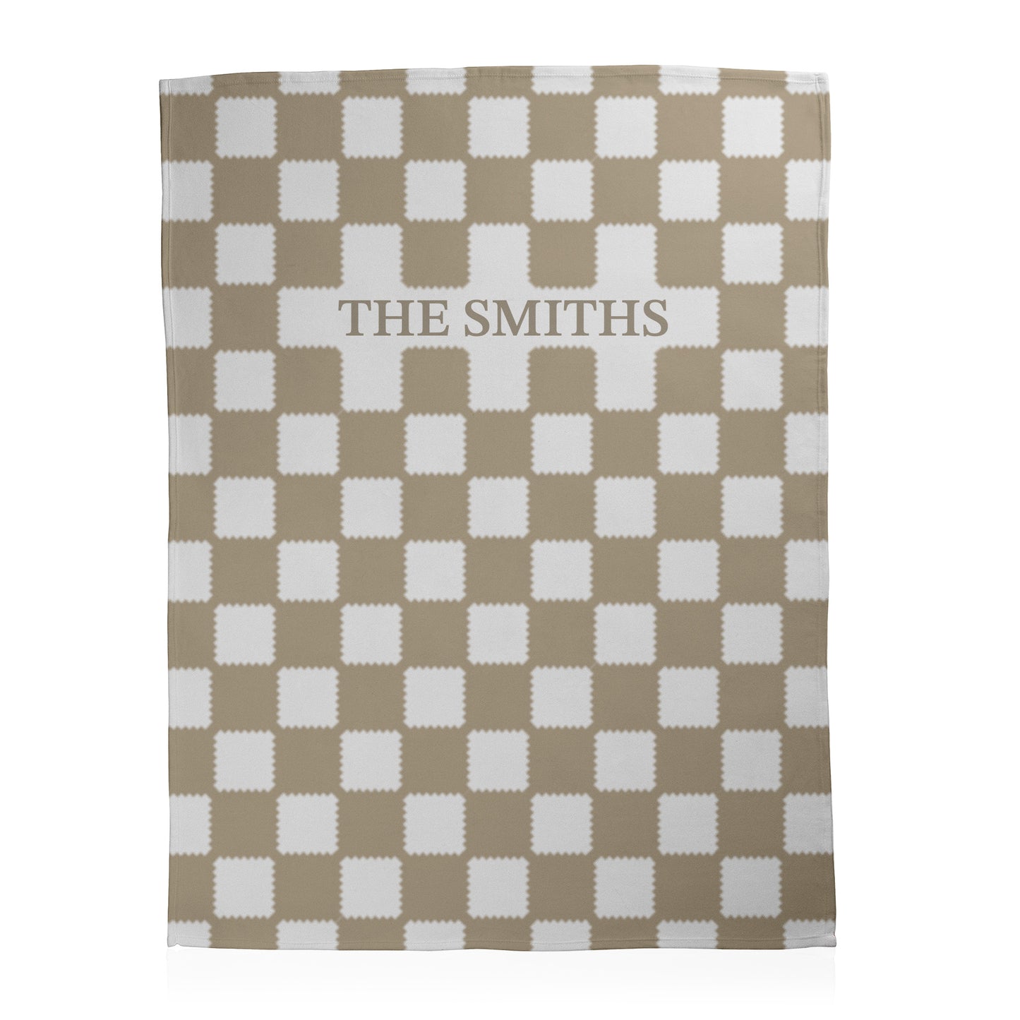 Custom Checkered Blanket