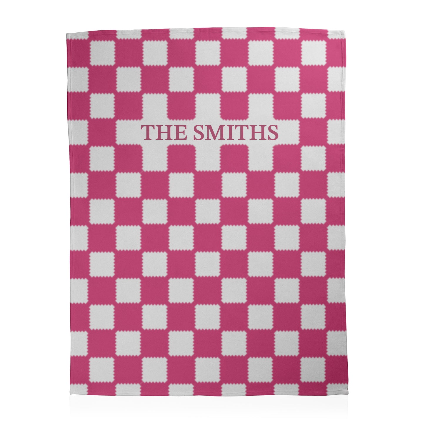 Custom Checkered Blanket