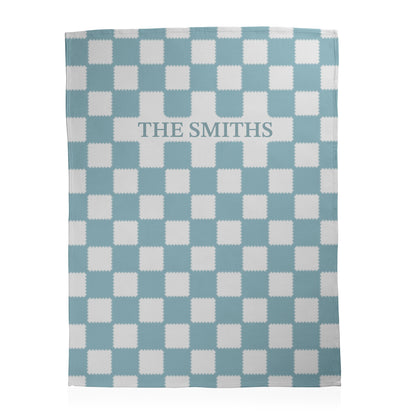 Custom Checkered Blanket