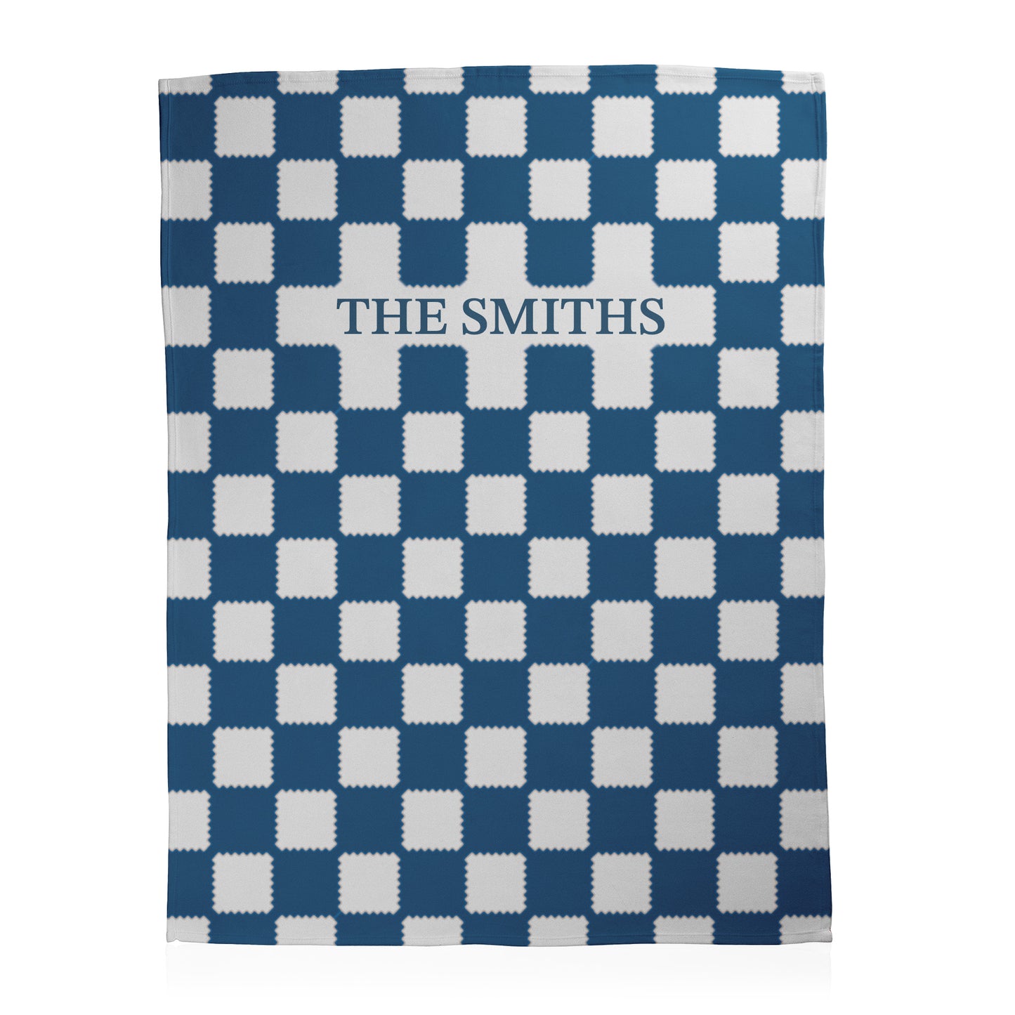 Custom Checkered Blanket
