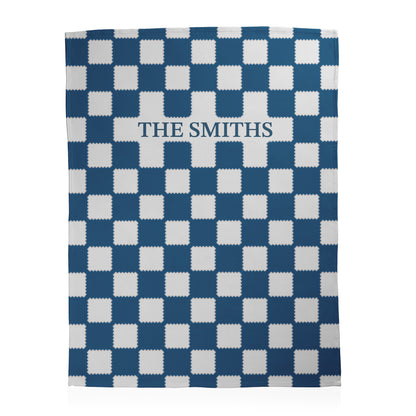Custom Checkered Blanket