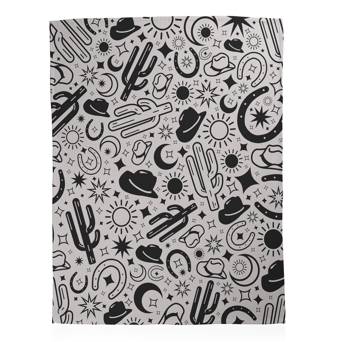 Desert Cowboy Throw Blanket