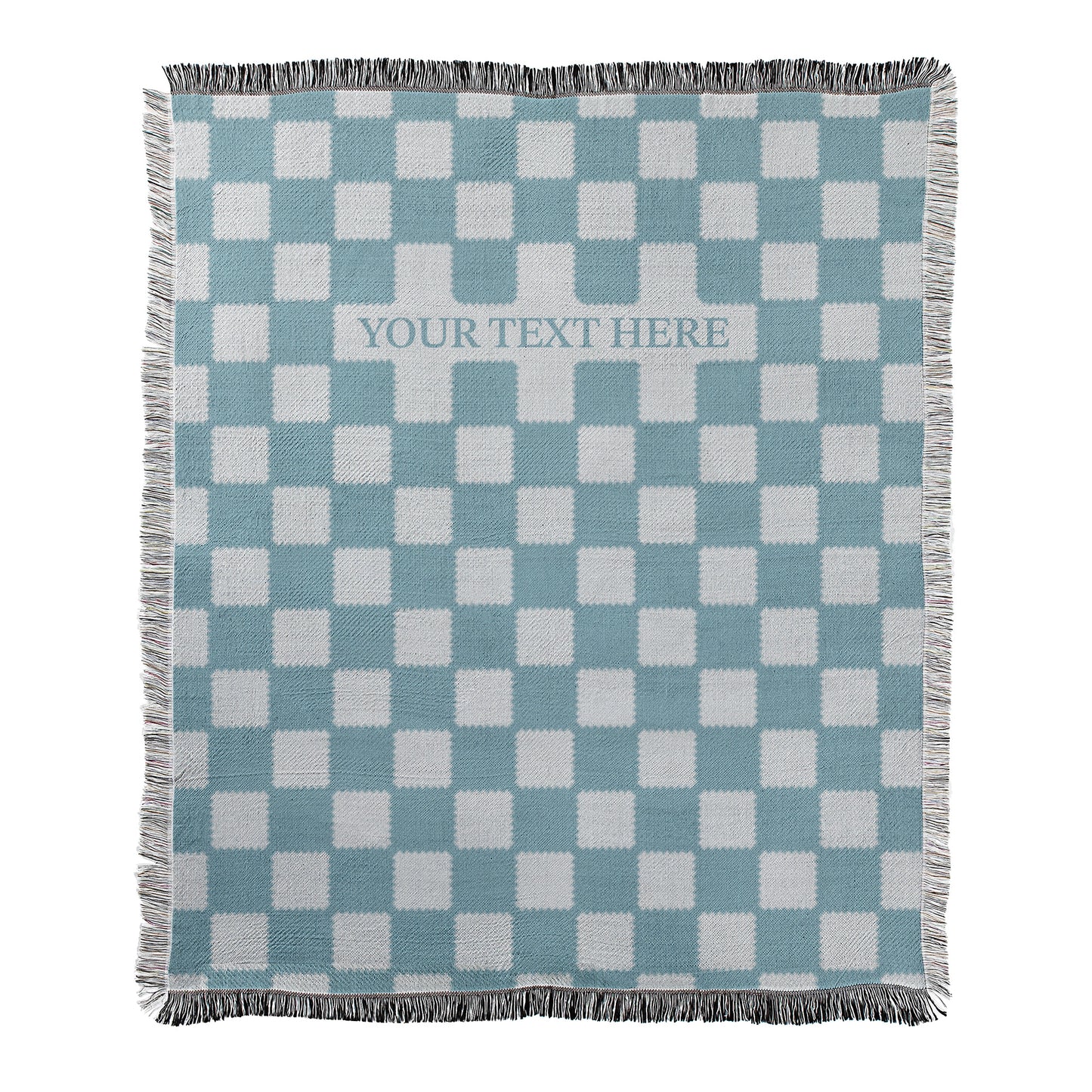 Custom Checkered Blanket