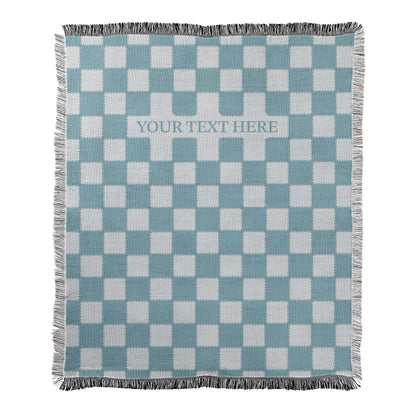 Custom Checkered Blanket