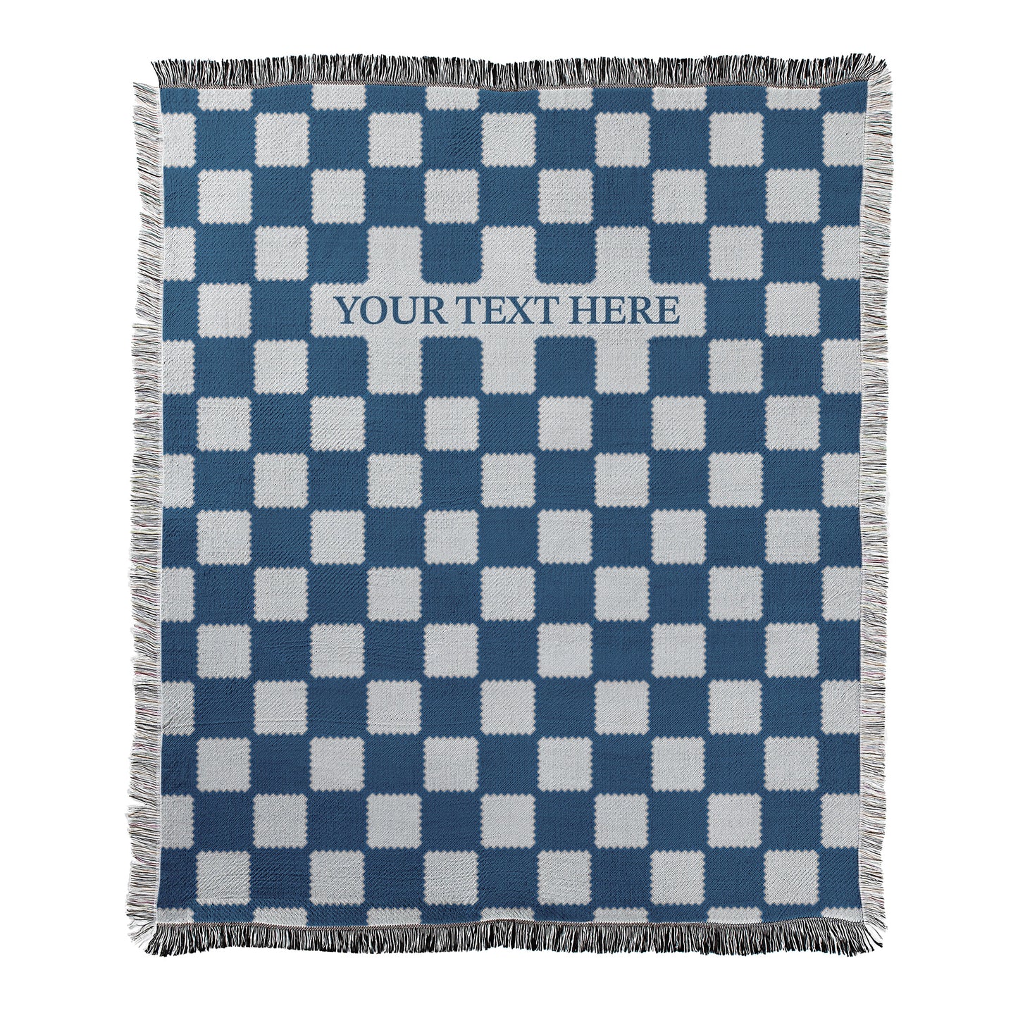 Custom Checkered Blanket