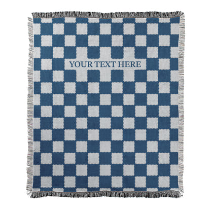 Custom Checkered Blanket