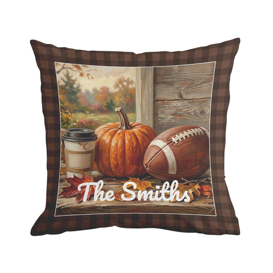 Personalized Text All Things Autumn Pillow