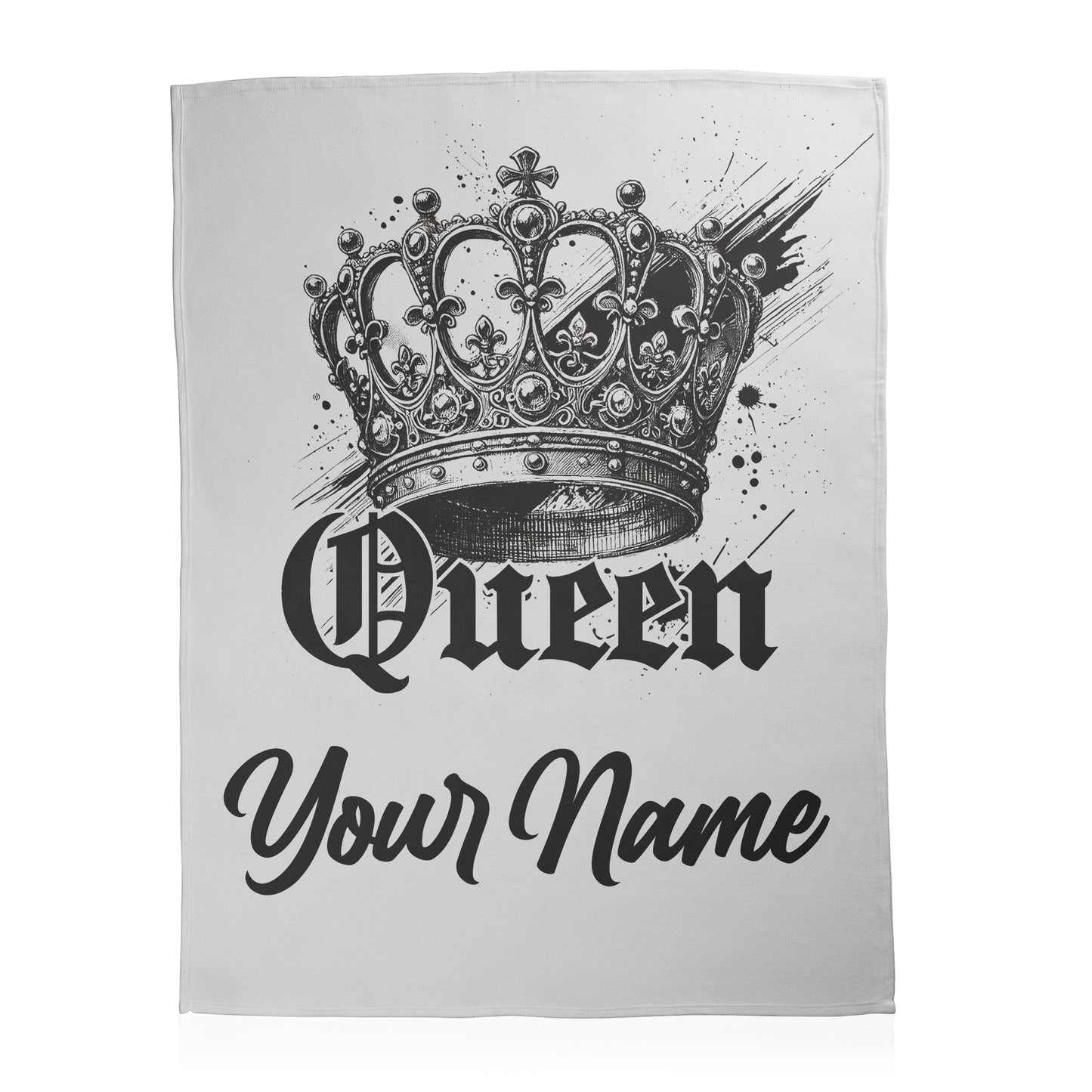 Queen Blanket - White Background