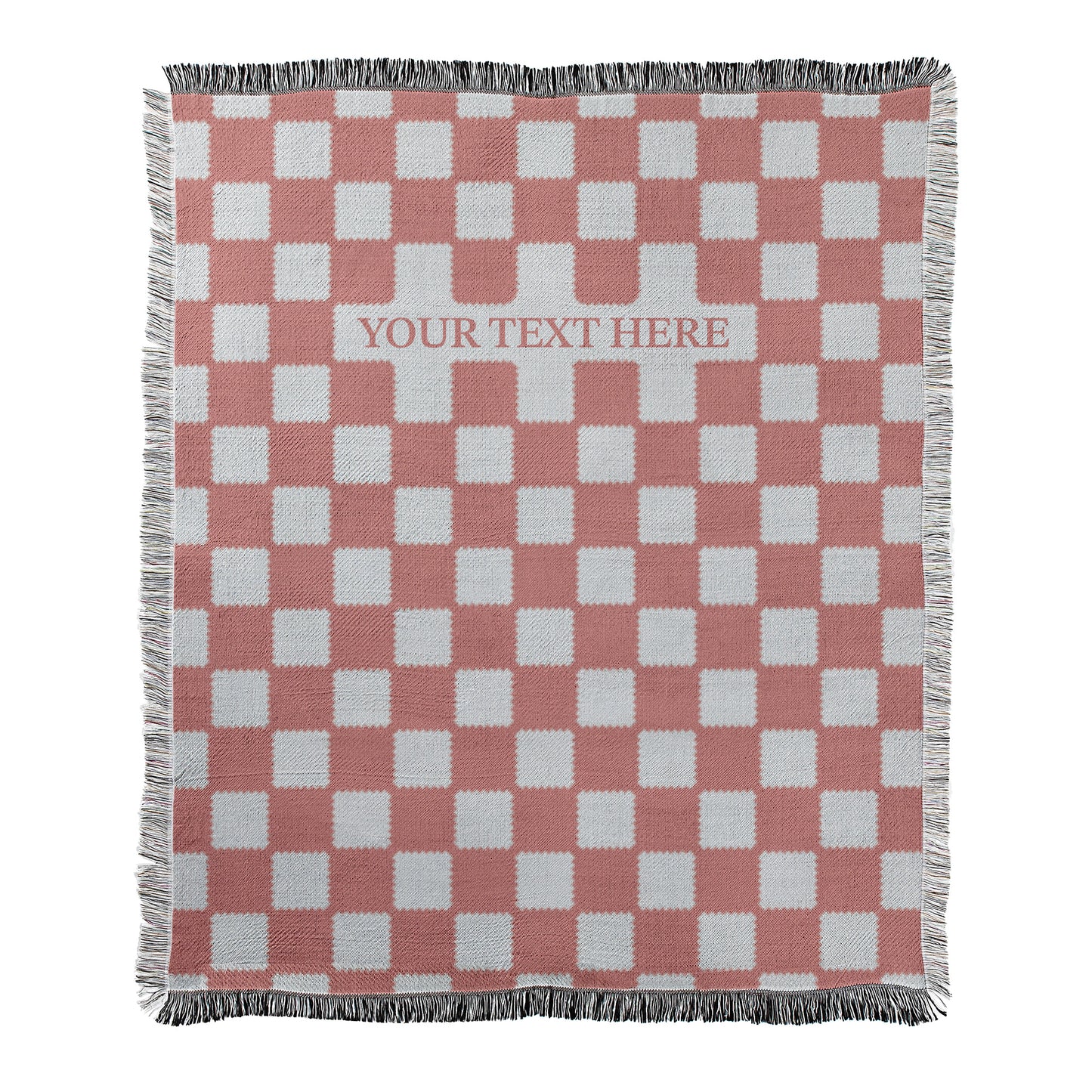 Custom Checkered Blanket