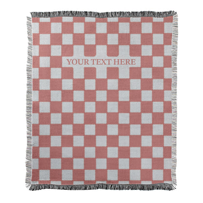 Custom Checkered Blanket