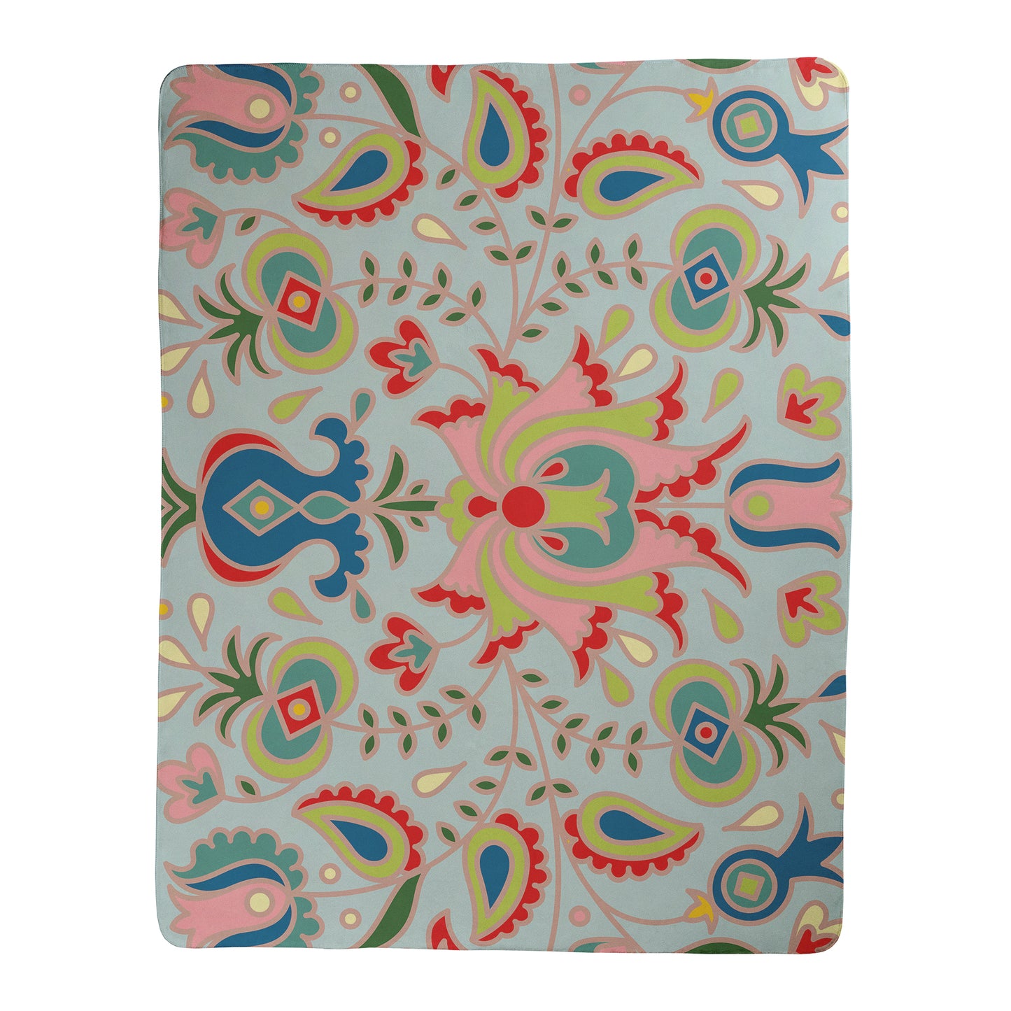 Paisley Floral Blanket