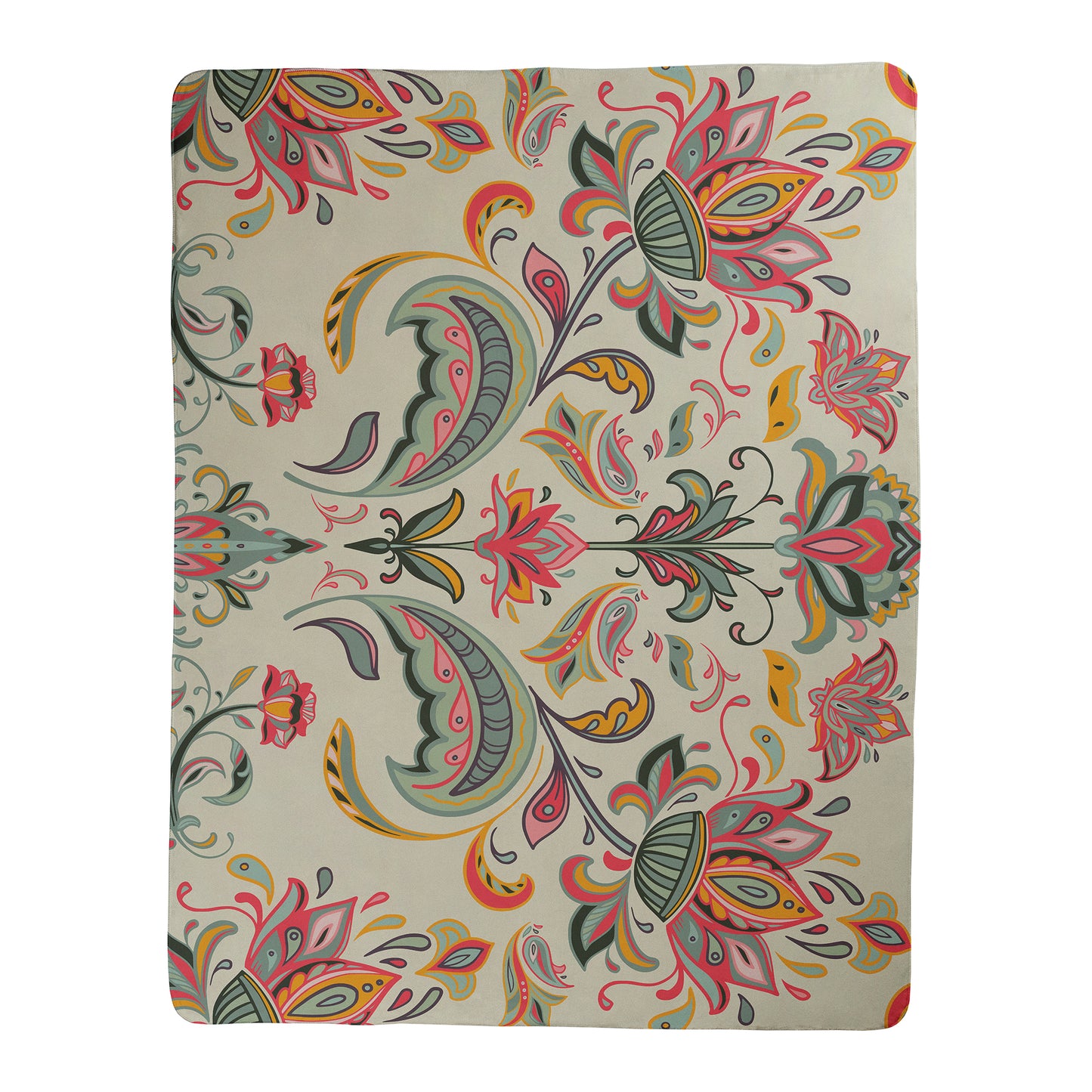 Paisley Floral Blanket