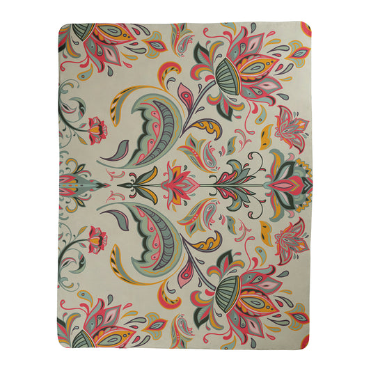 Paisley Floral Blanket