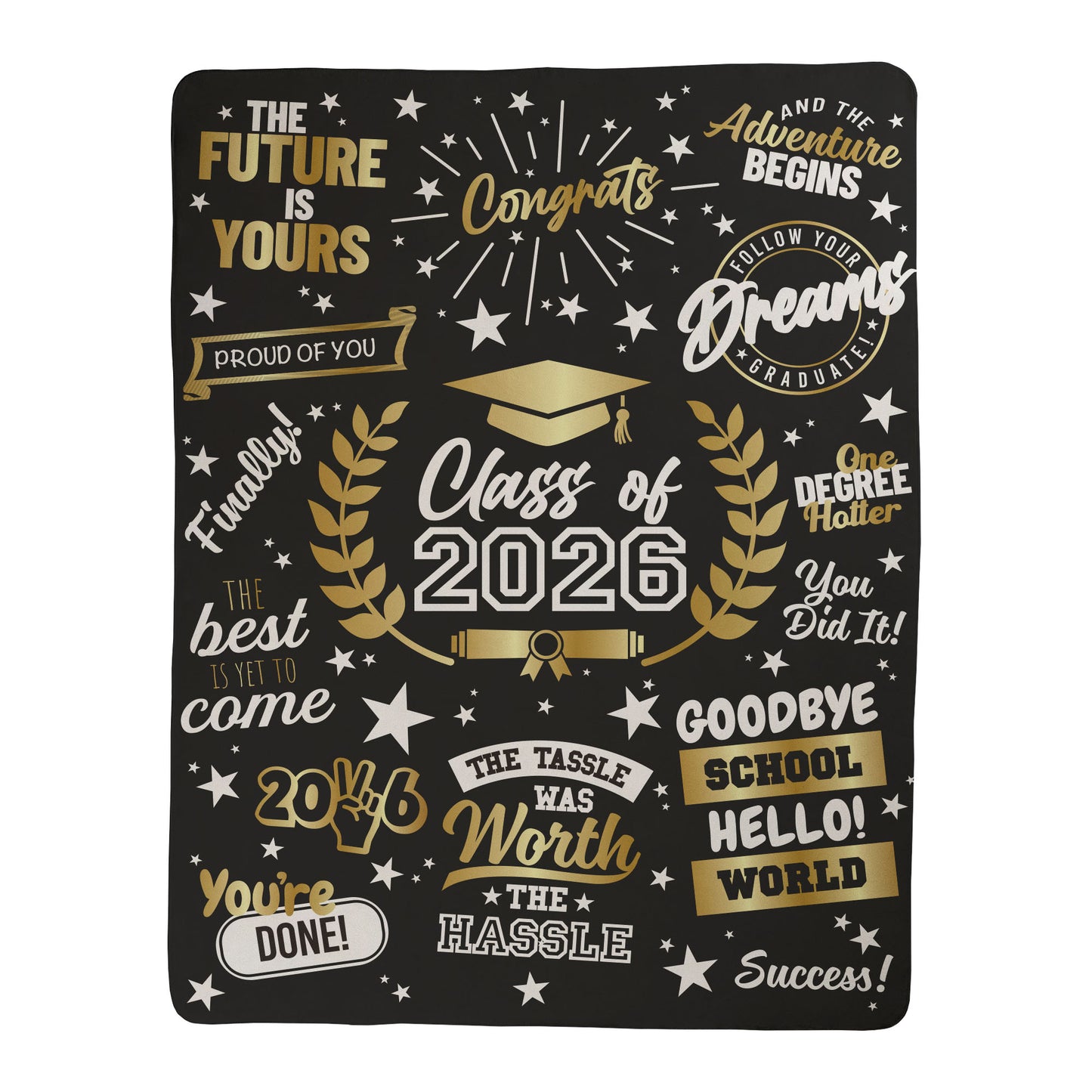 Graduation Messages Blanket
