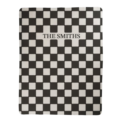 Custom Checkered Blanket