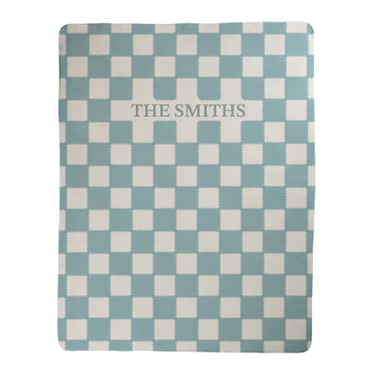 Custom Checkered Blanket