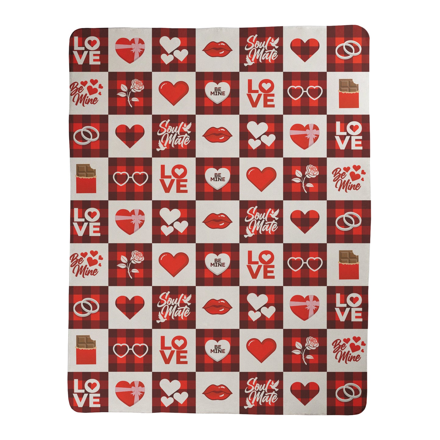 Checkered with Love Blanket
