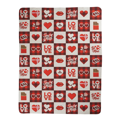 Checkered with Love Blanket