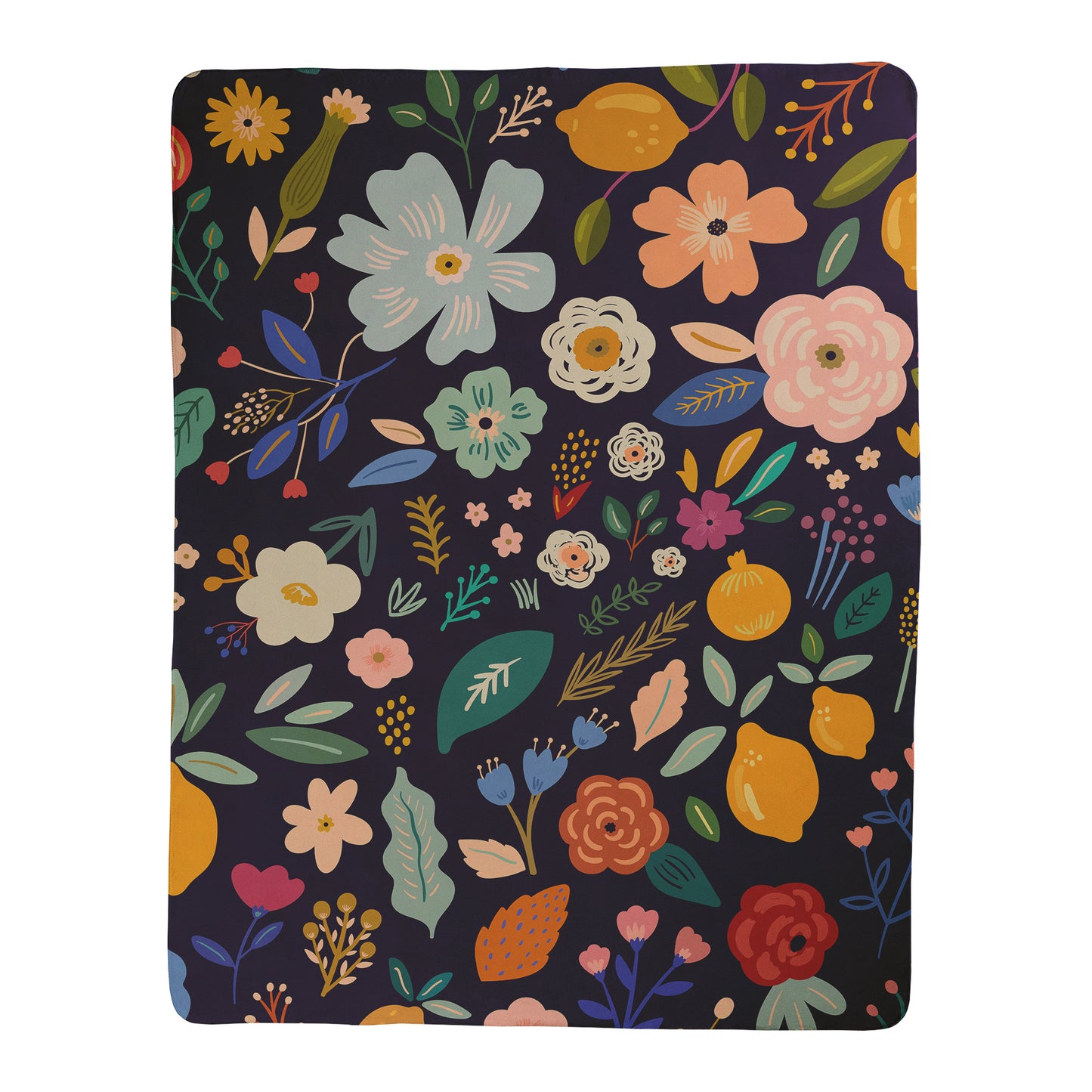 Colorful Floral Blanket