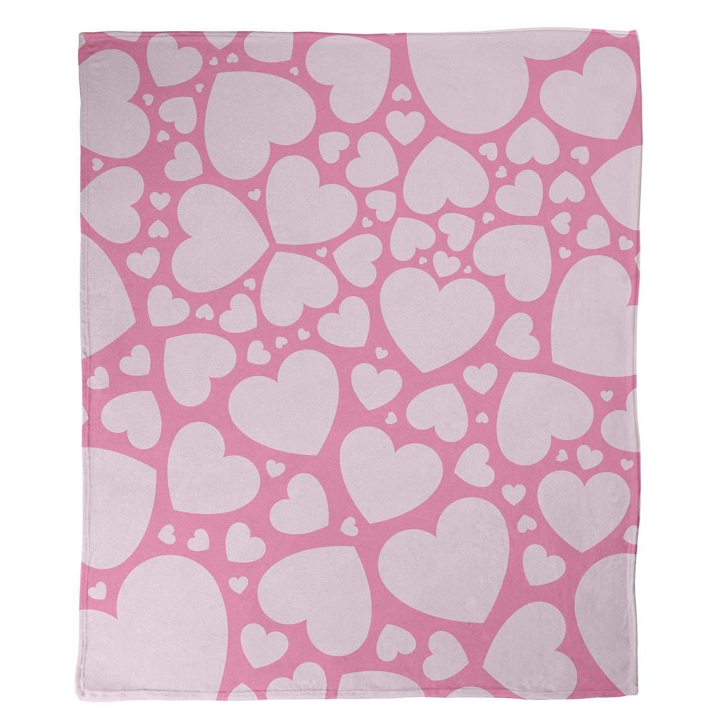 Pink Hearts Blanket