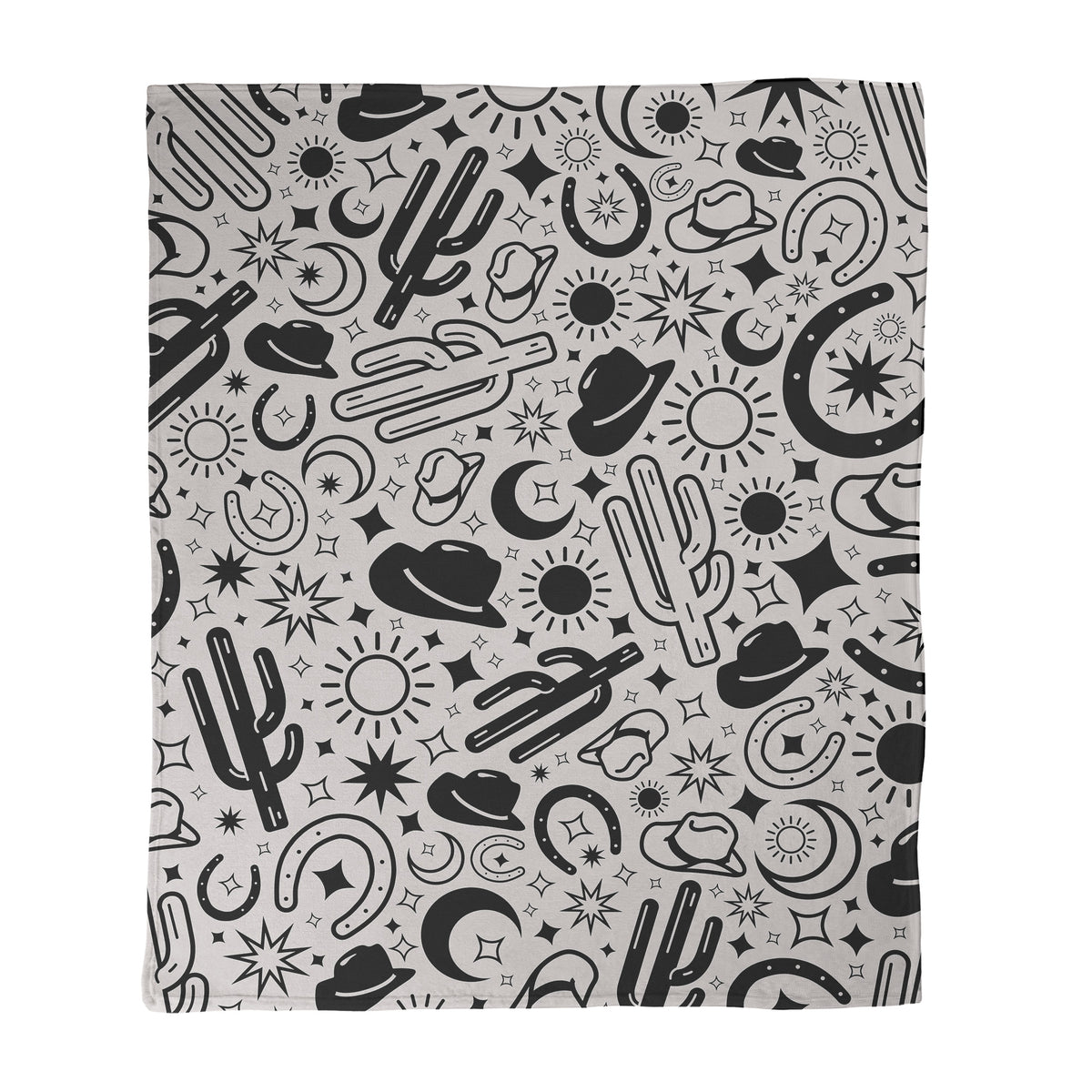 Desert Cowboy Throw Blanket