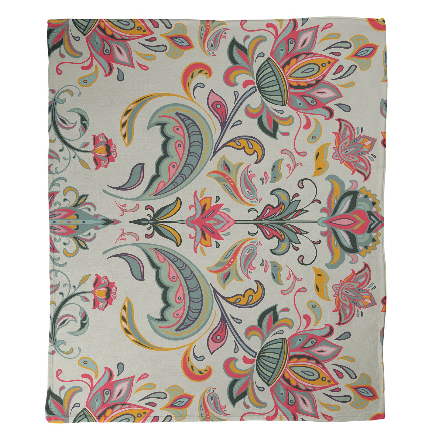Paisley Floral Blanket