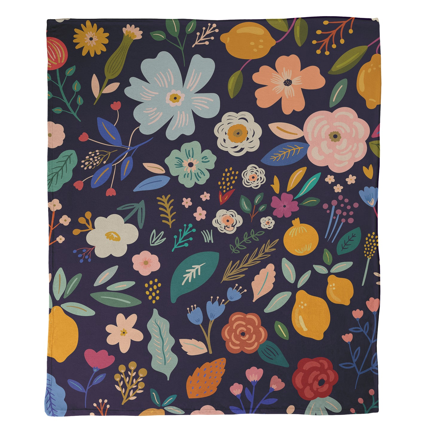 Colorful Floral Blanket