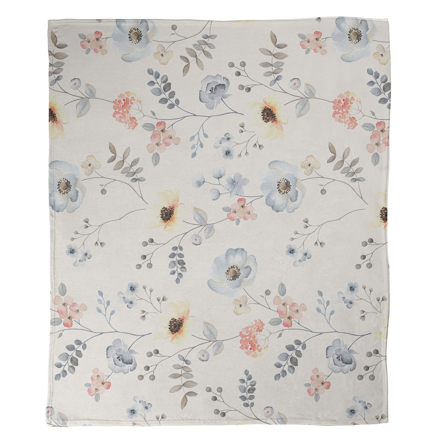 Colorful Floral Blanket