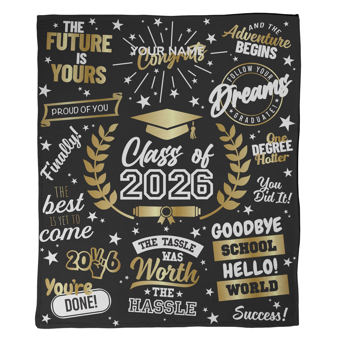Graduation Messages Blanket