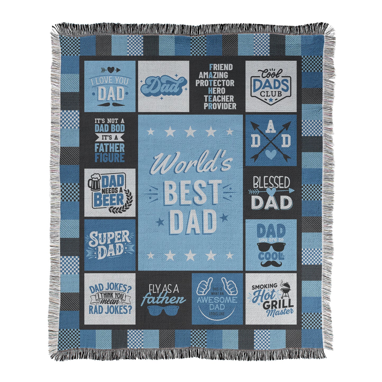 World's Best Dad Blanket