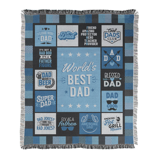 World's Best Dad Blanket