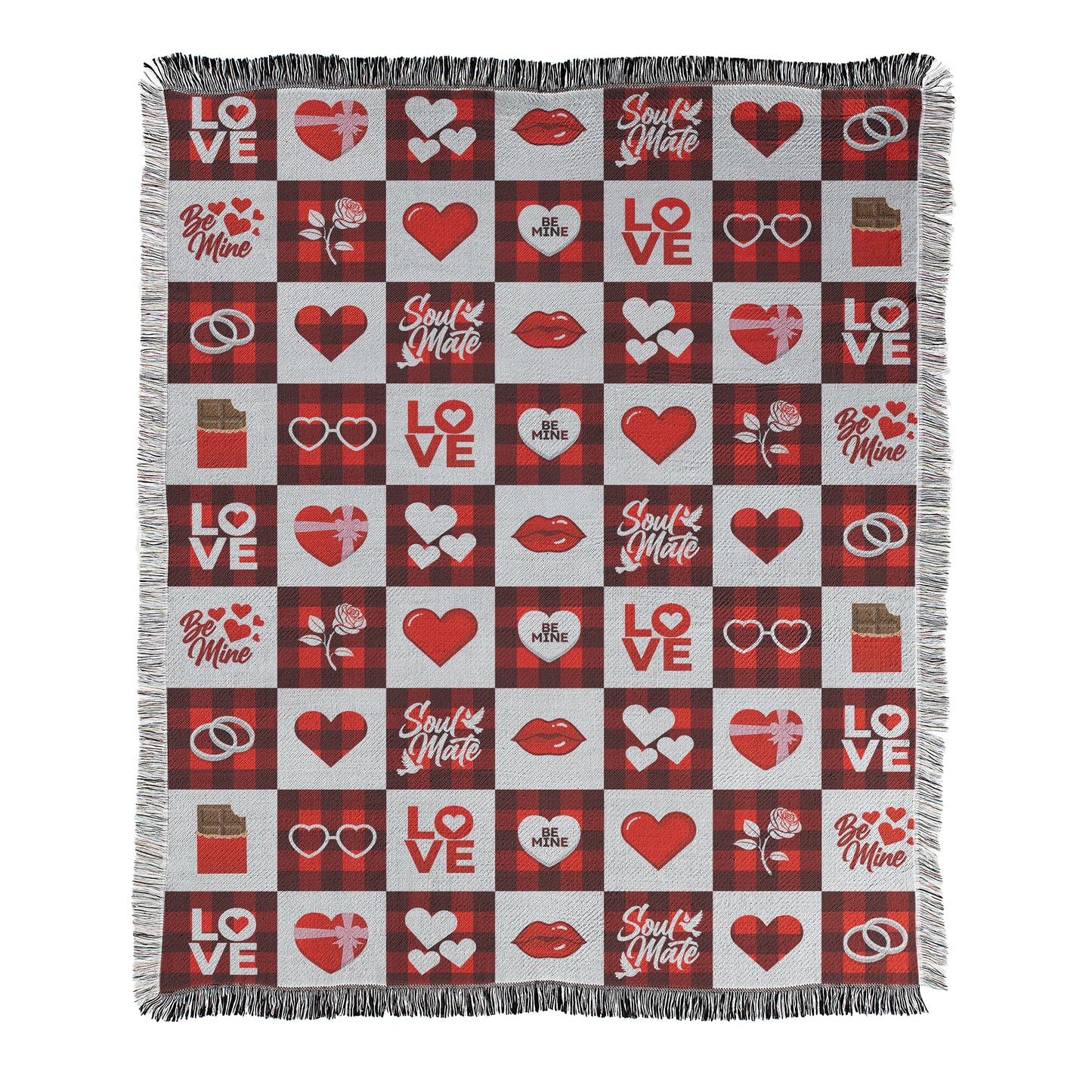 Checkered with Love Blanket