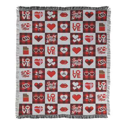 Checkered with Love Blanket