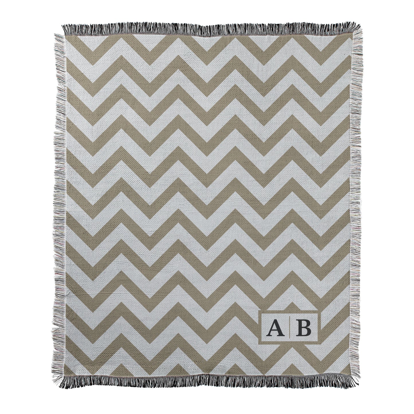 Custom Chevron Pattern Blanket
