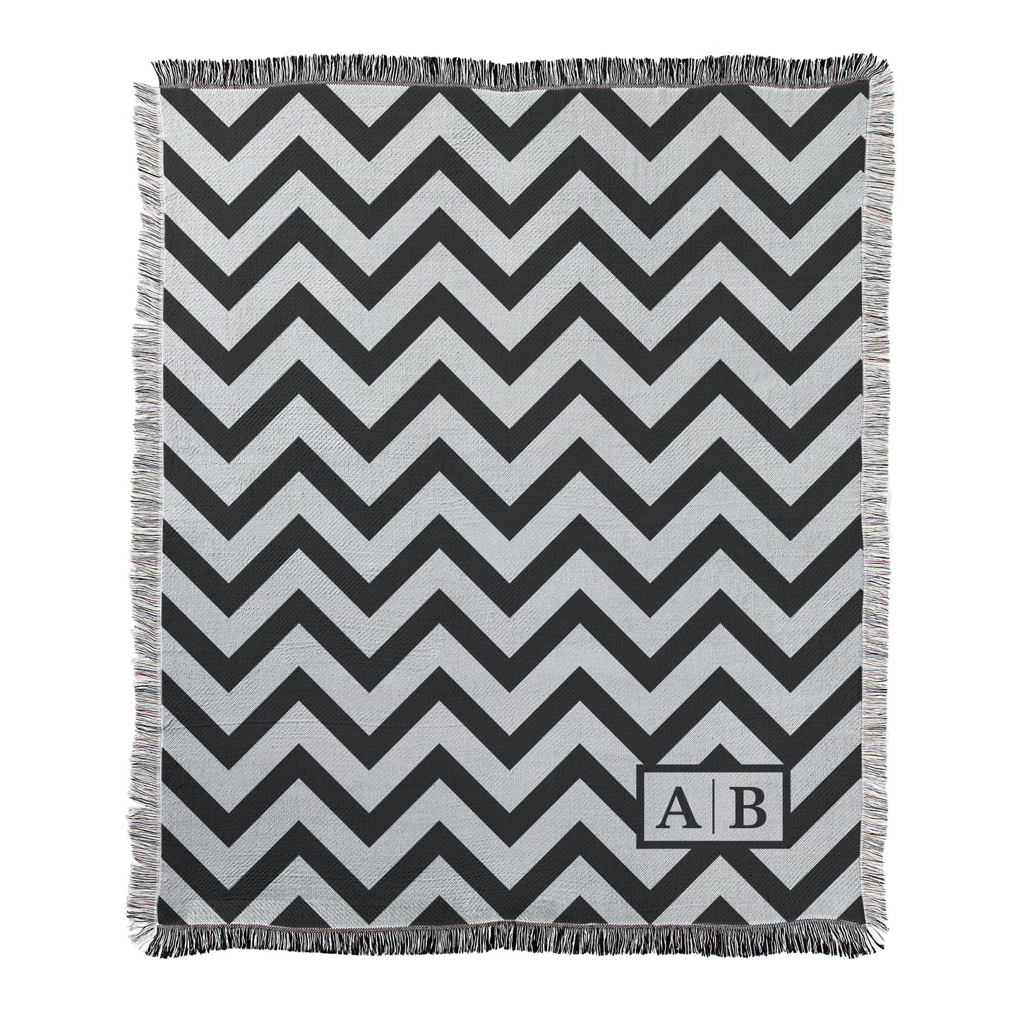 Custom Chevron Pattern Blanket