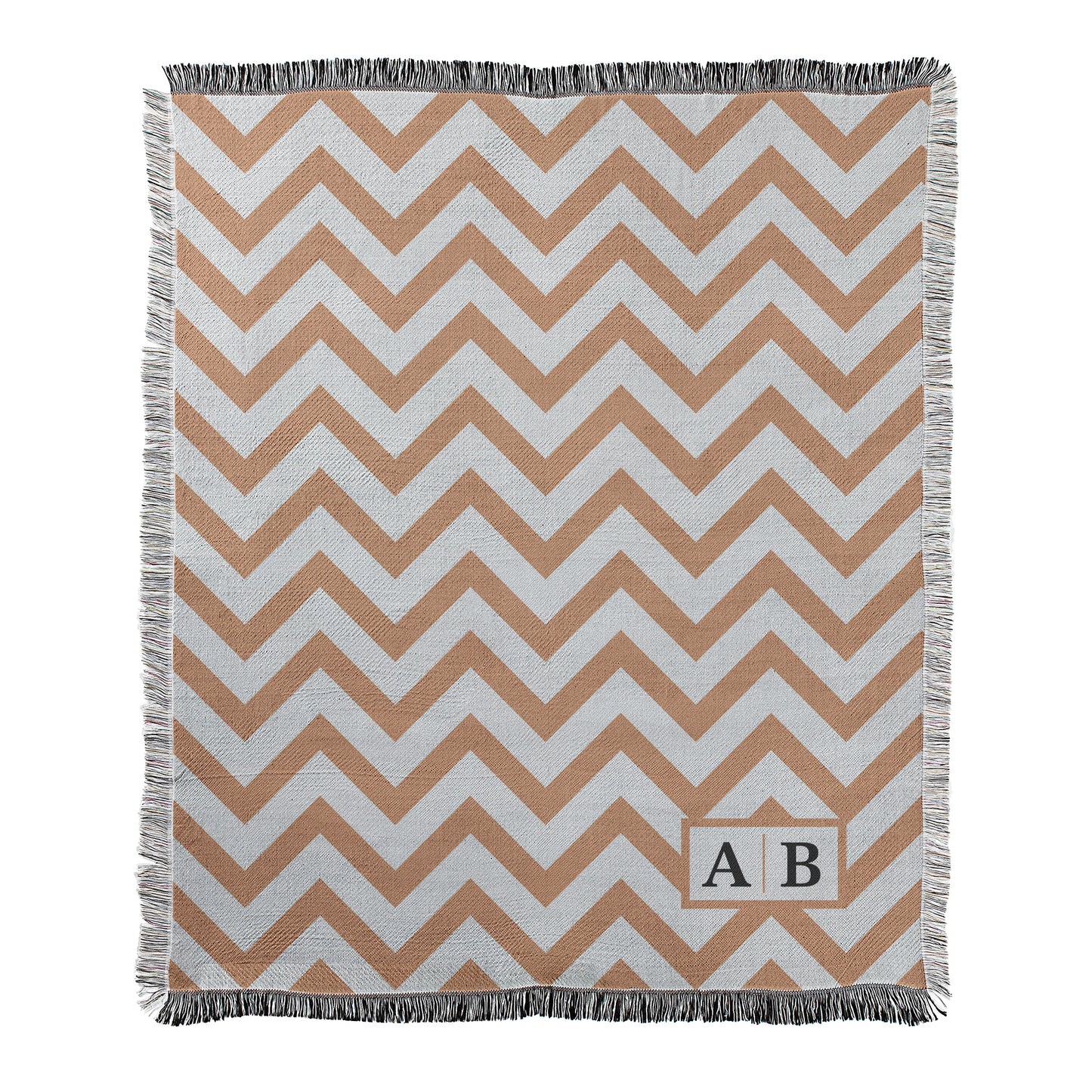 Custom Chevron Pattern Blanket