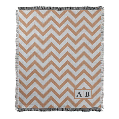 Custom Chevron Pattern Blanket