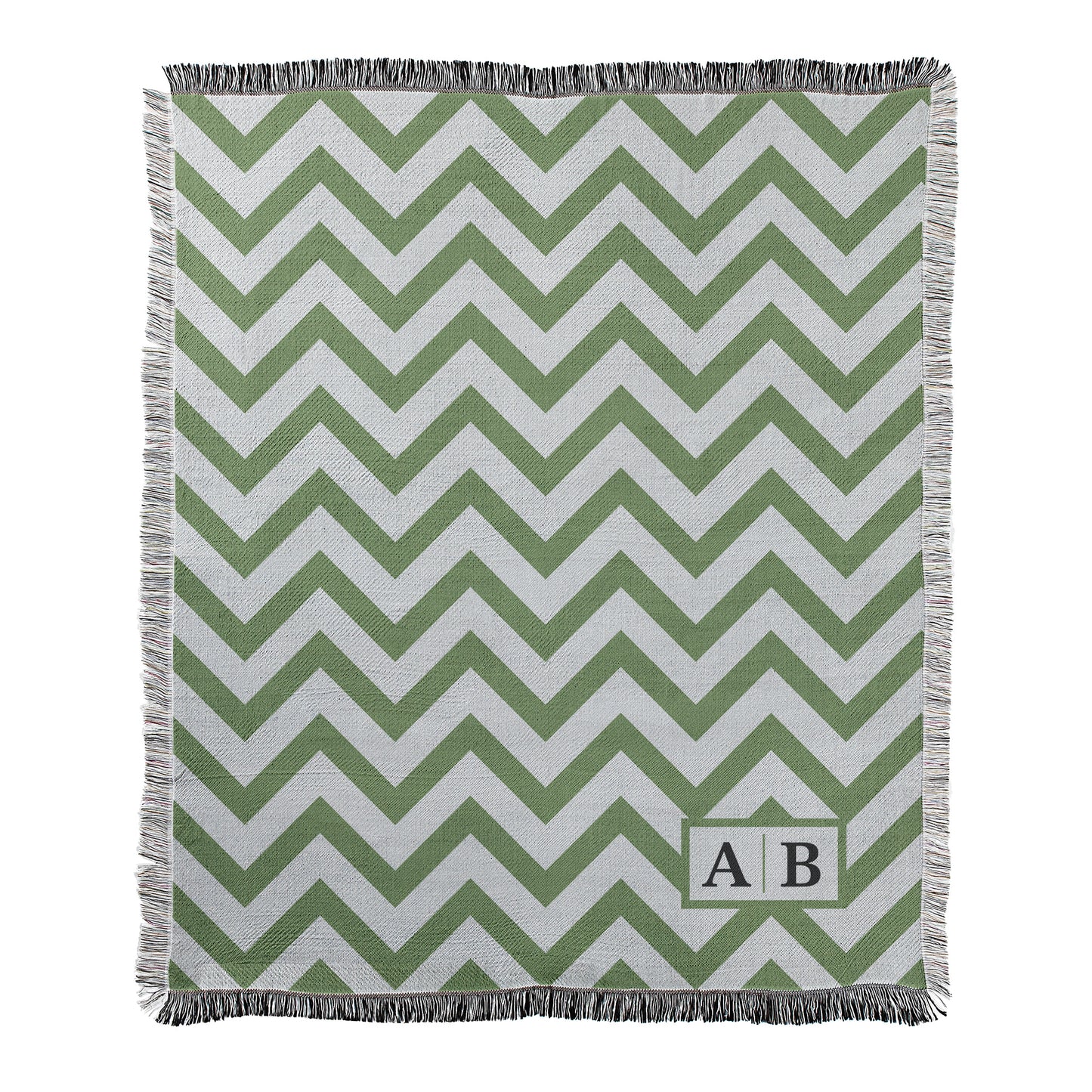 Custom Chevron Pattern Blanket