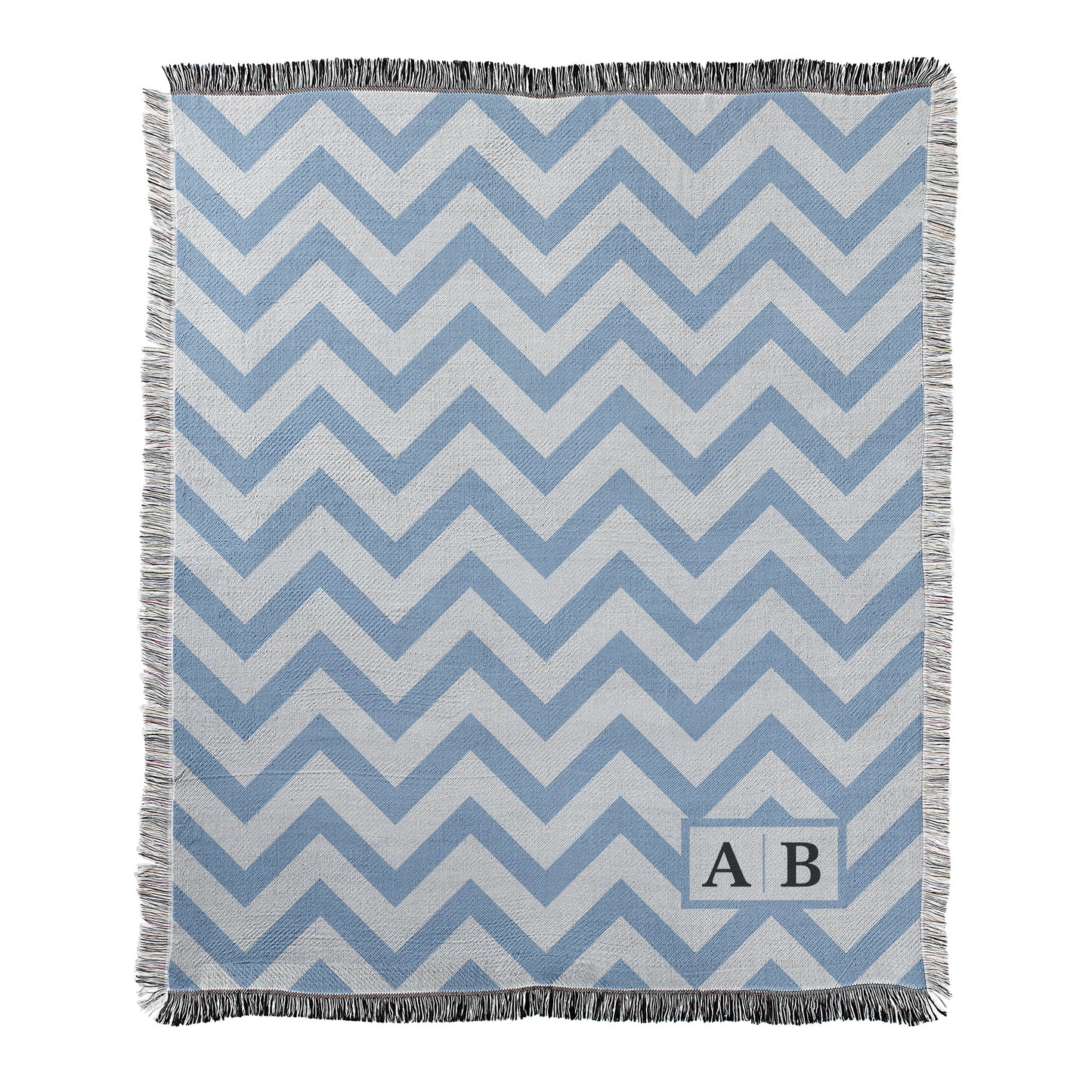 Custom Chevron Pattern Blanket