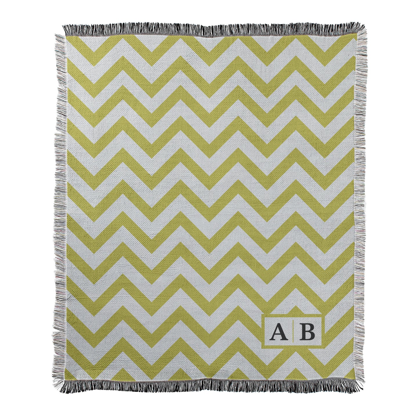 Custom Chevron Pattern Blanket