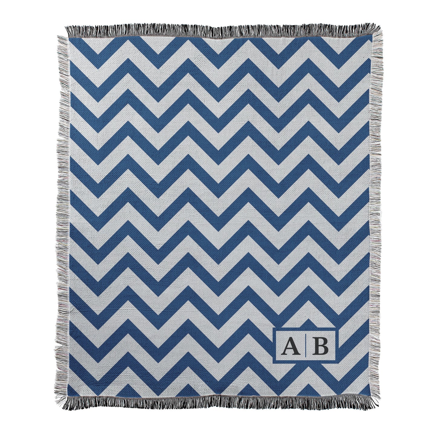 Custom Chevron Pattern Blanket